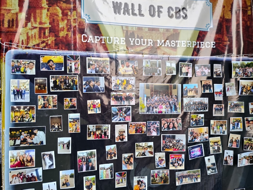 Wall of CBS Photo Exhibition